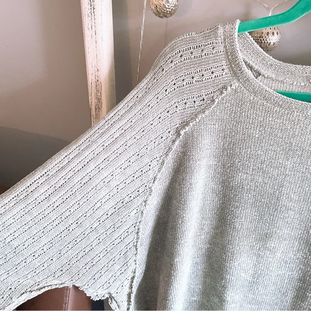 Easel Sage Green Pullover Sweater Size 1X - Picture 3 of 8